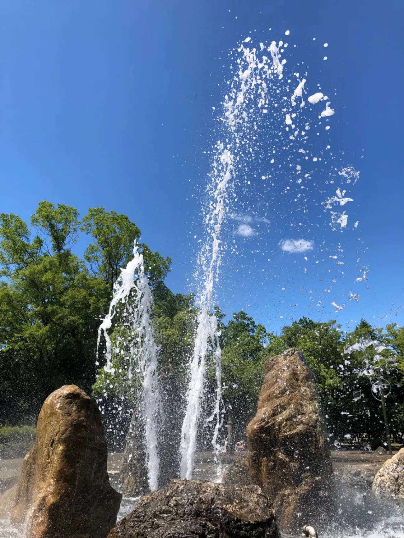 ほとばしる水のエネルギーを感じる！熊谷「中央公園」の噴水｜偏愛東京
