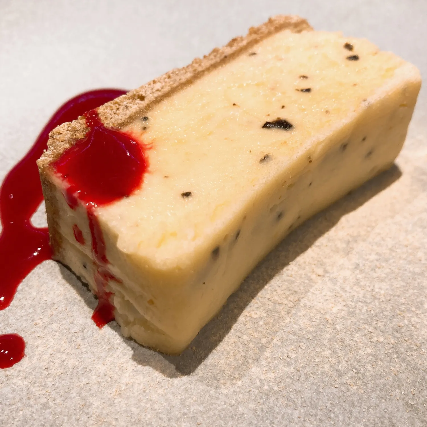 Gateau fromage a la truffe