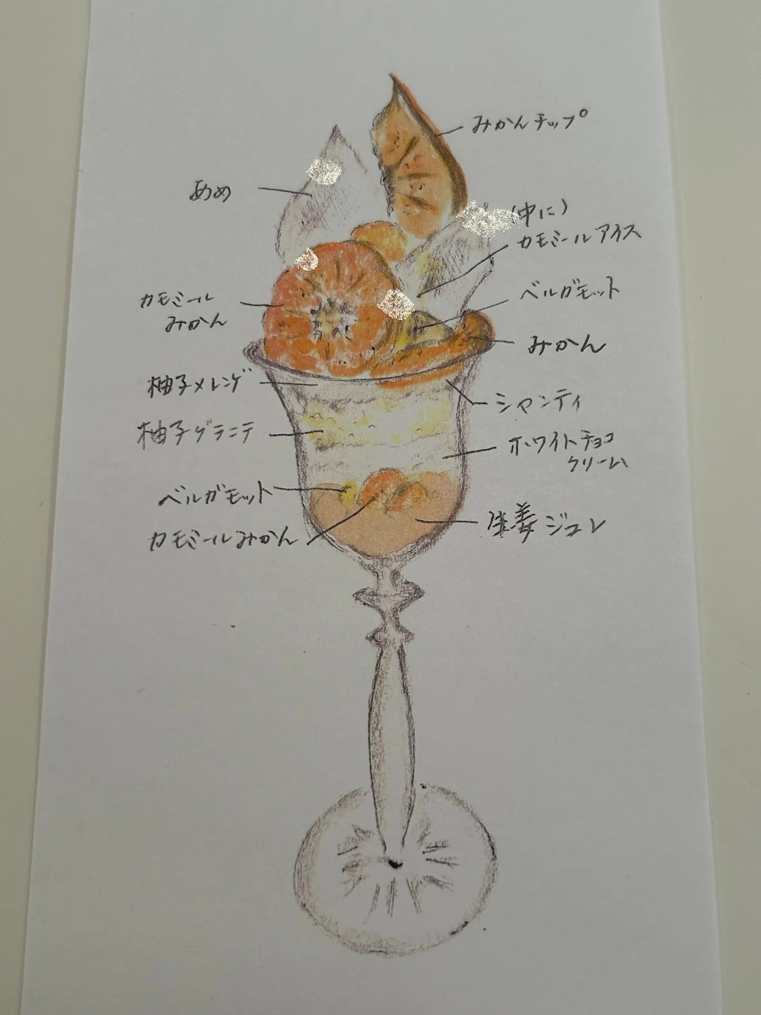 手描きのメニューイラストも味わい深い