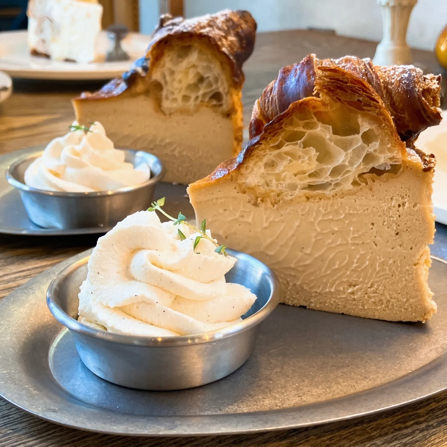 エスプレッソバスクチーズケーキ✖️クロワッサン