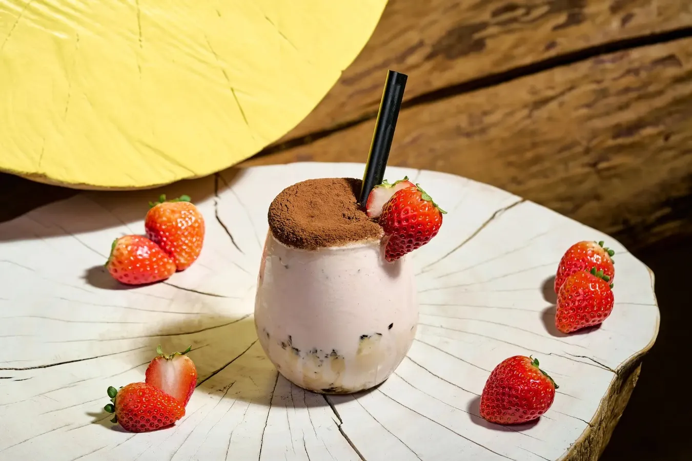 ▲「ストロベリーカプチーノ」