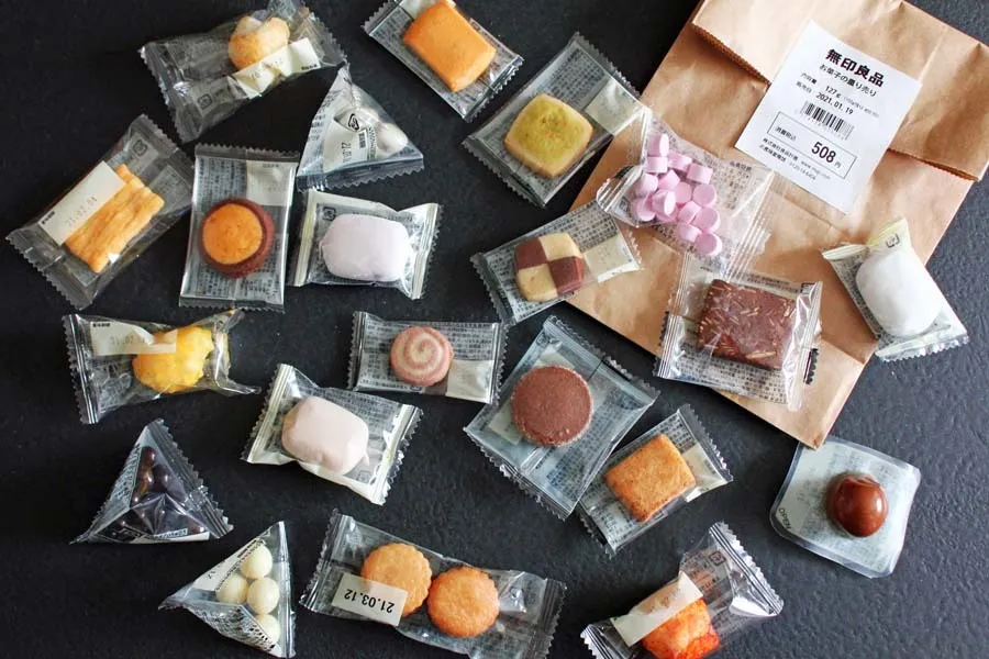 28種類が詰め放題！無印良品「お菓子量り売り」レポ