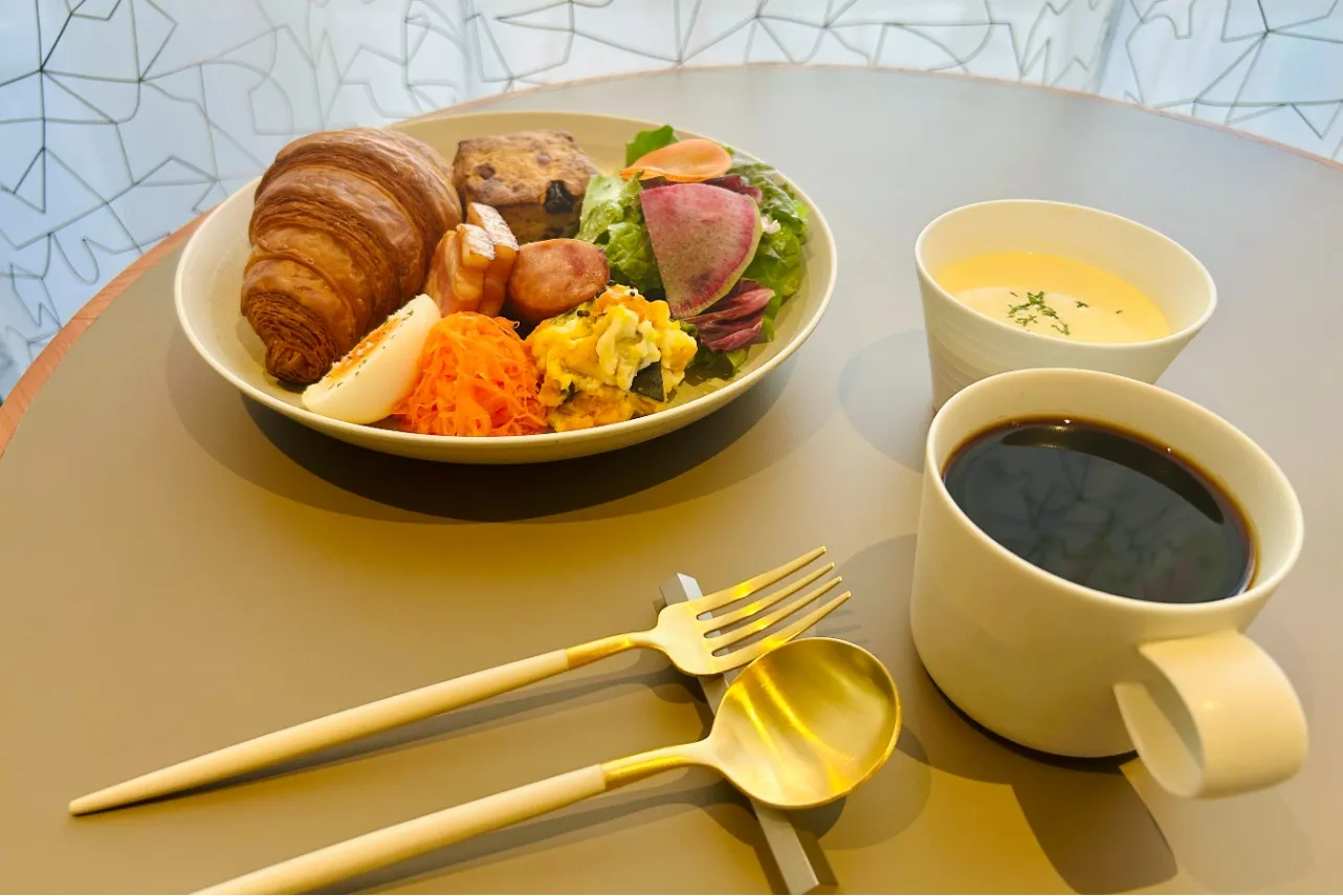 ▲「ベーカリーセット」一例（撮影：レッツエンジョイ東京編集部）
