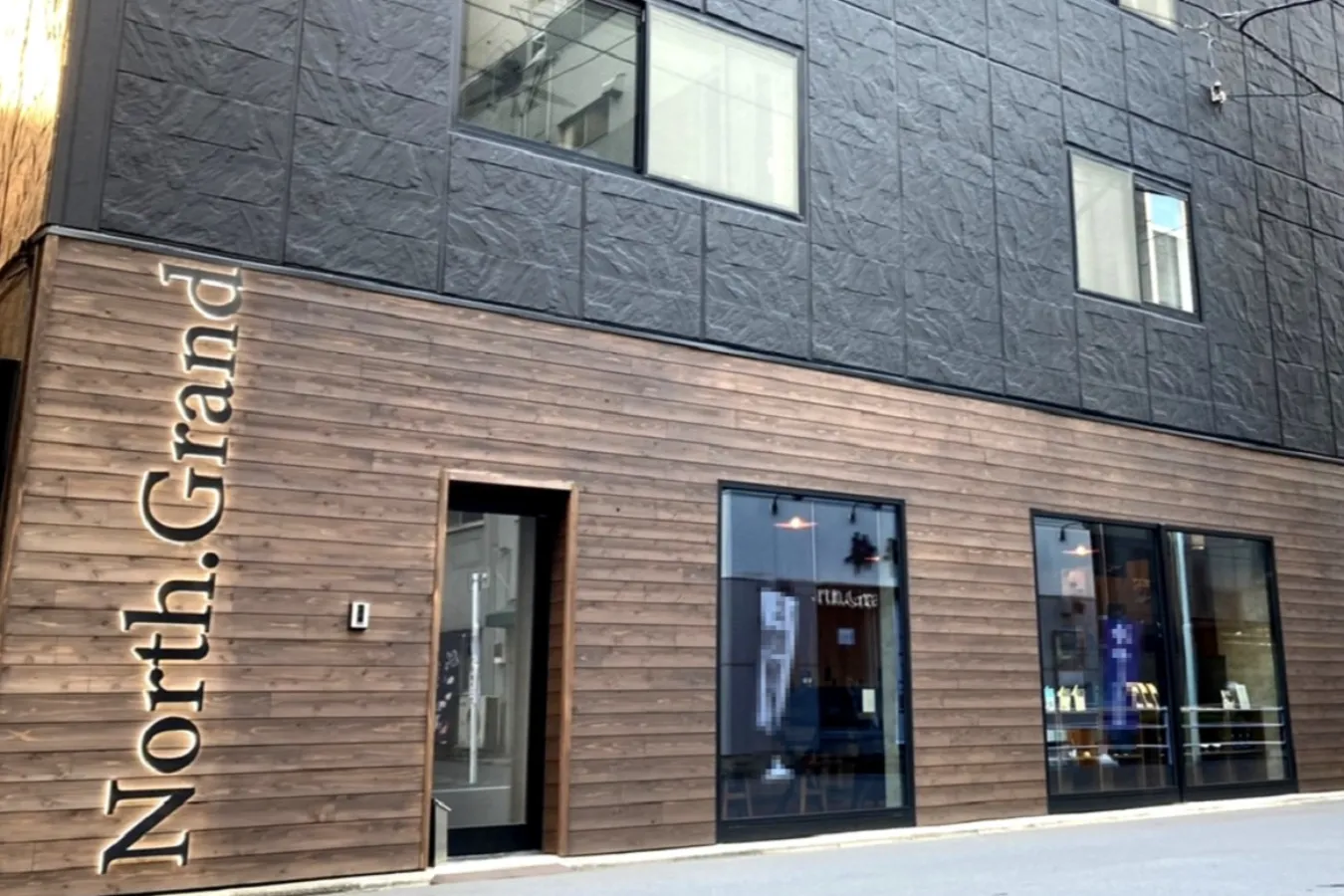 ▲外観や店内装飾にこだわり「ノースグランド」ブランドの世界観を表現