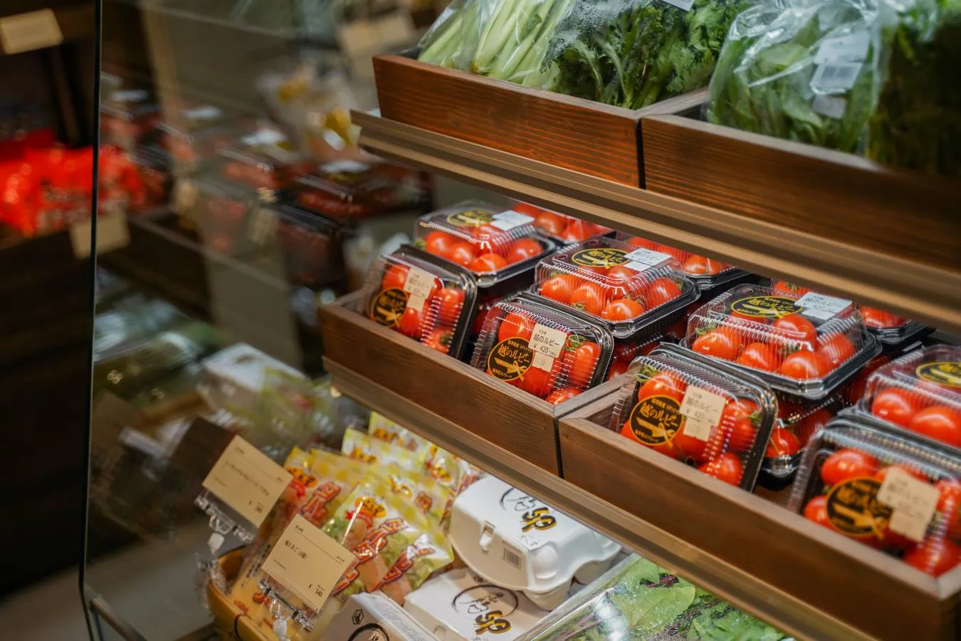▲ブランド野菜なども販売