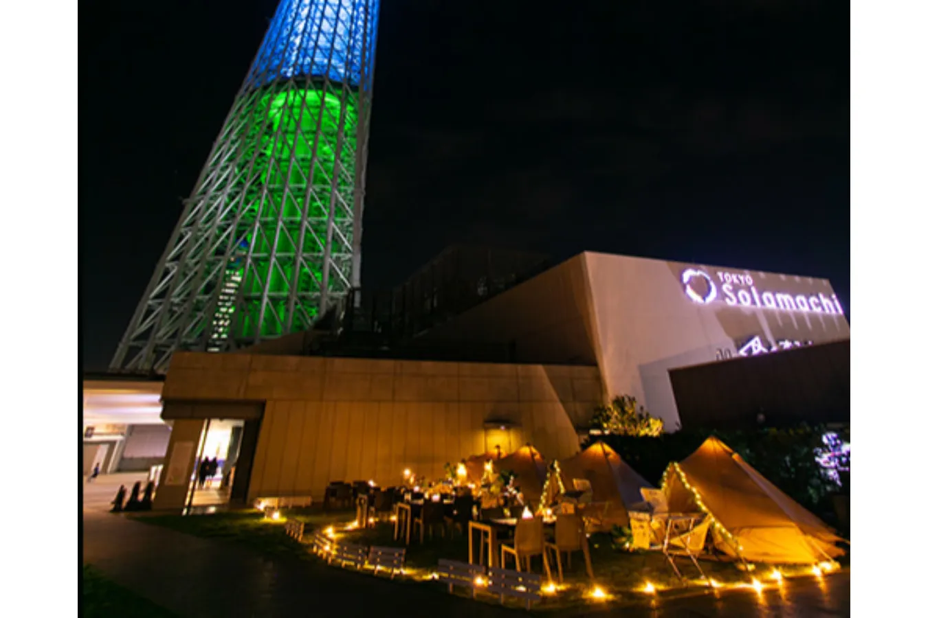 ▲東京スカイツリータウン（R）の庭