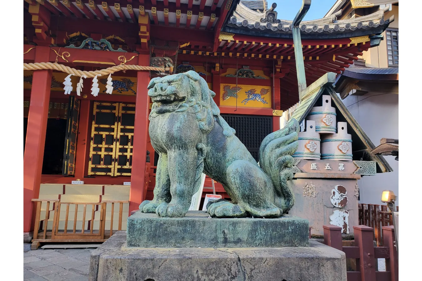 浅草神社の夫婦狛犬さん！狛犬愛好家・ミノシマタカコのイチ推し。