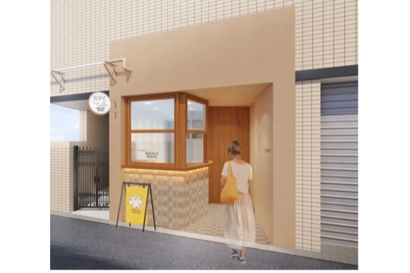 ▲店舗の完成予想図（設計・デザインpartier 野澤隼人)