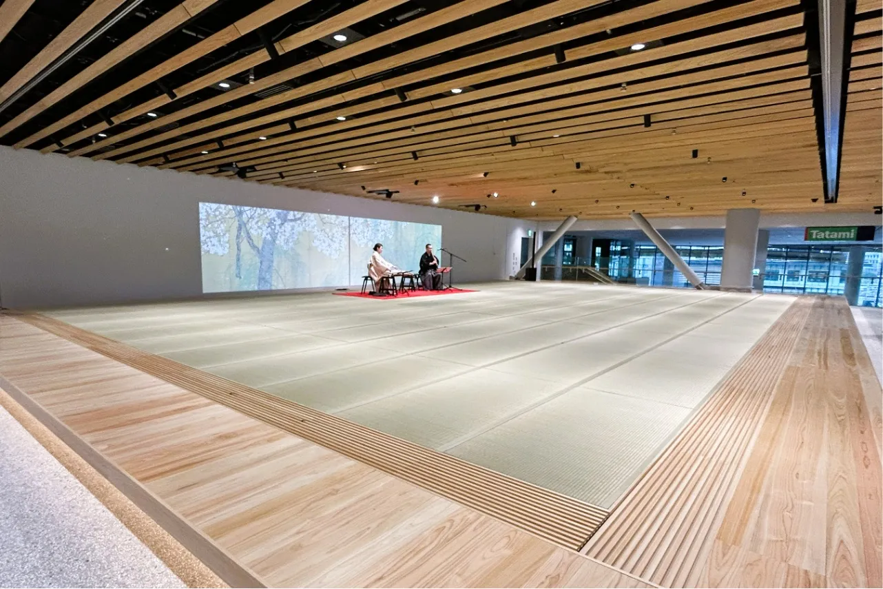 ▲約100畳の広さを誇る「Tatami」（撮影：レッツエンジョイ東京編集部）