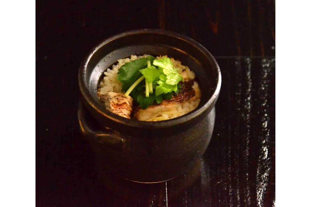 ▲「真鯛の焼きこみごはん」