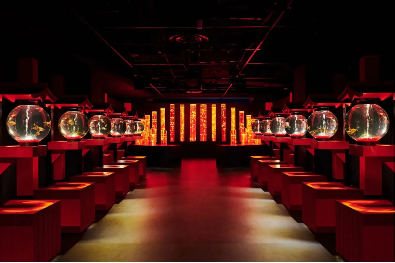 ▲提灯リウム・金魚の竹