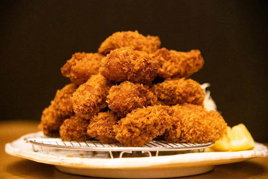 「おむすびのGABA秋葉原店」の牡蠣フライ食べ放題レポ