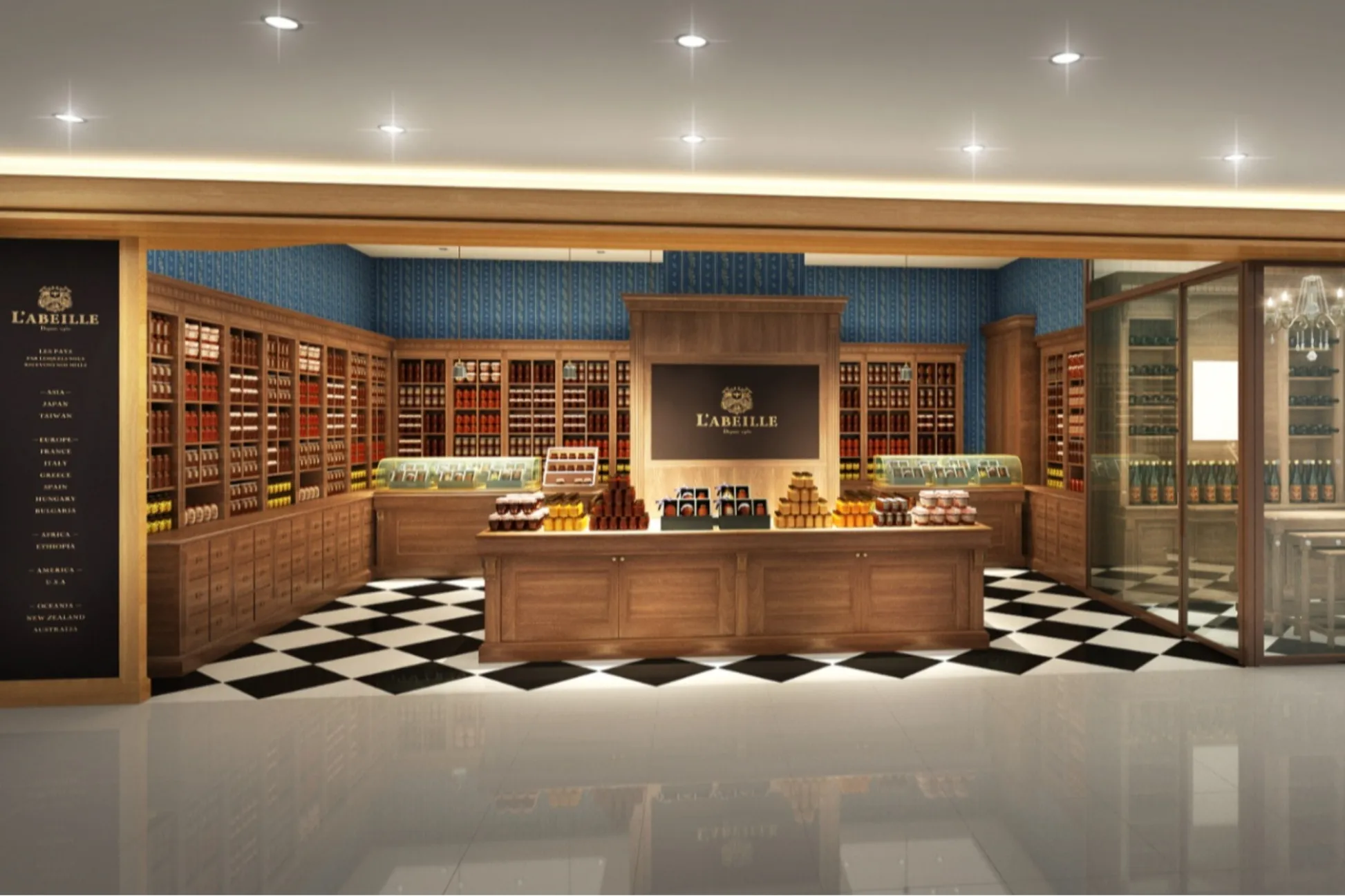 蜂蜜専門店「ラベイユ」の旗艦店が麻布台ヒルズにオープン