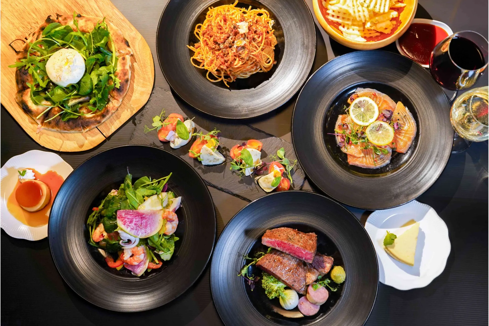 “和”を取り入れたイタリアンダイニング「ラバサラ カフェ＆グリル 銀座本店」オープン