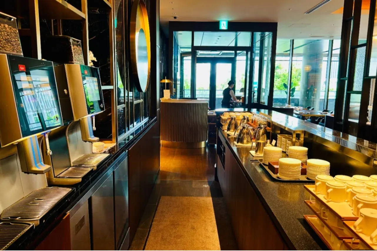 ▲ホットドリンクコーナー