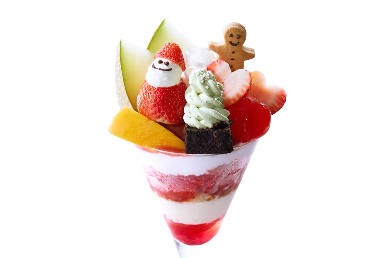 ▲「Xmasパフェ」（新宿本店）