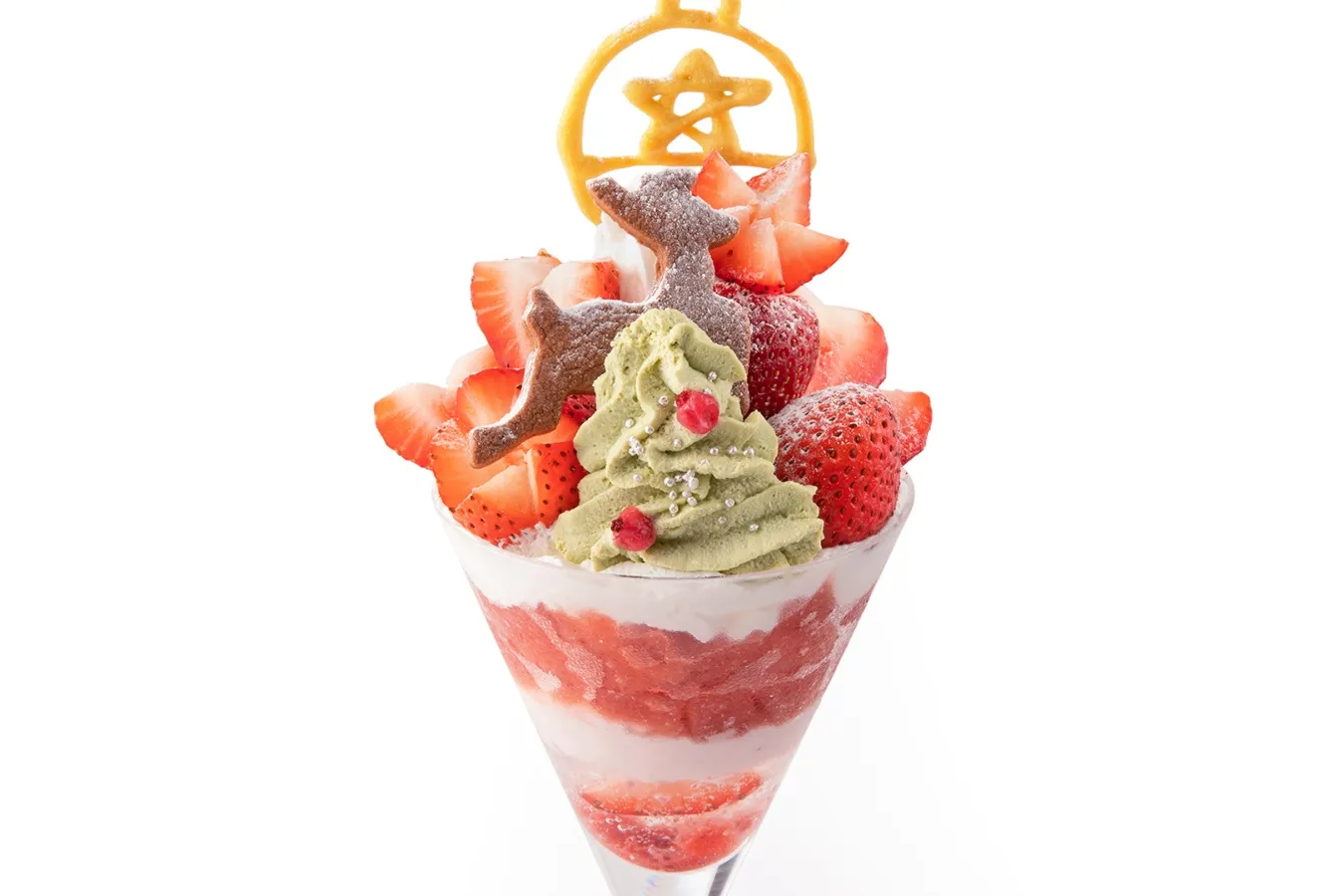 ▲「クリスマスパフェ」（池袋東武店）