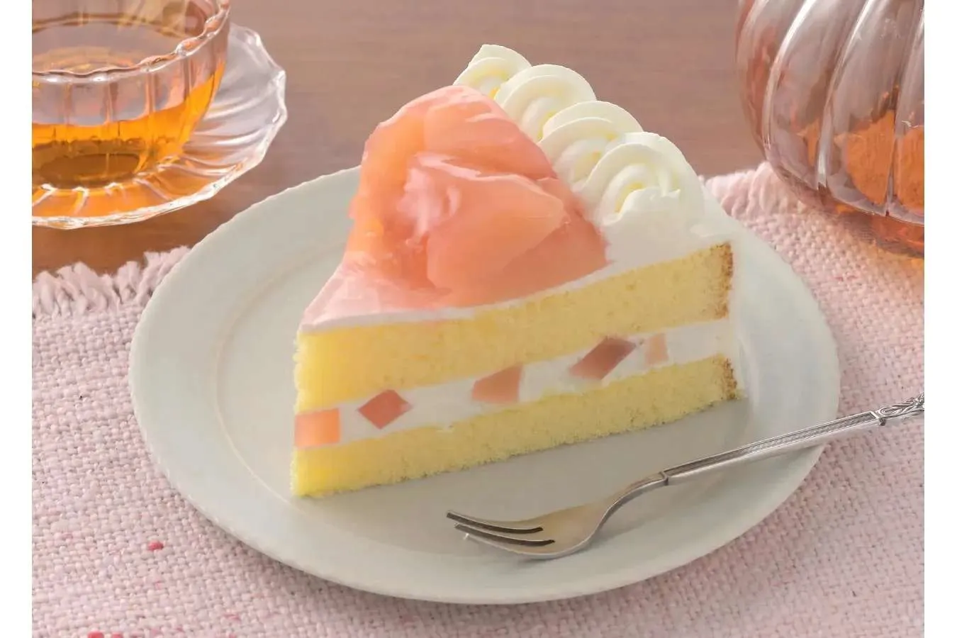 ▲「白桃のショート」