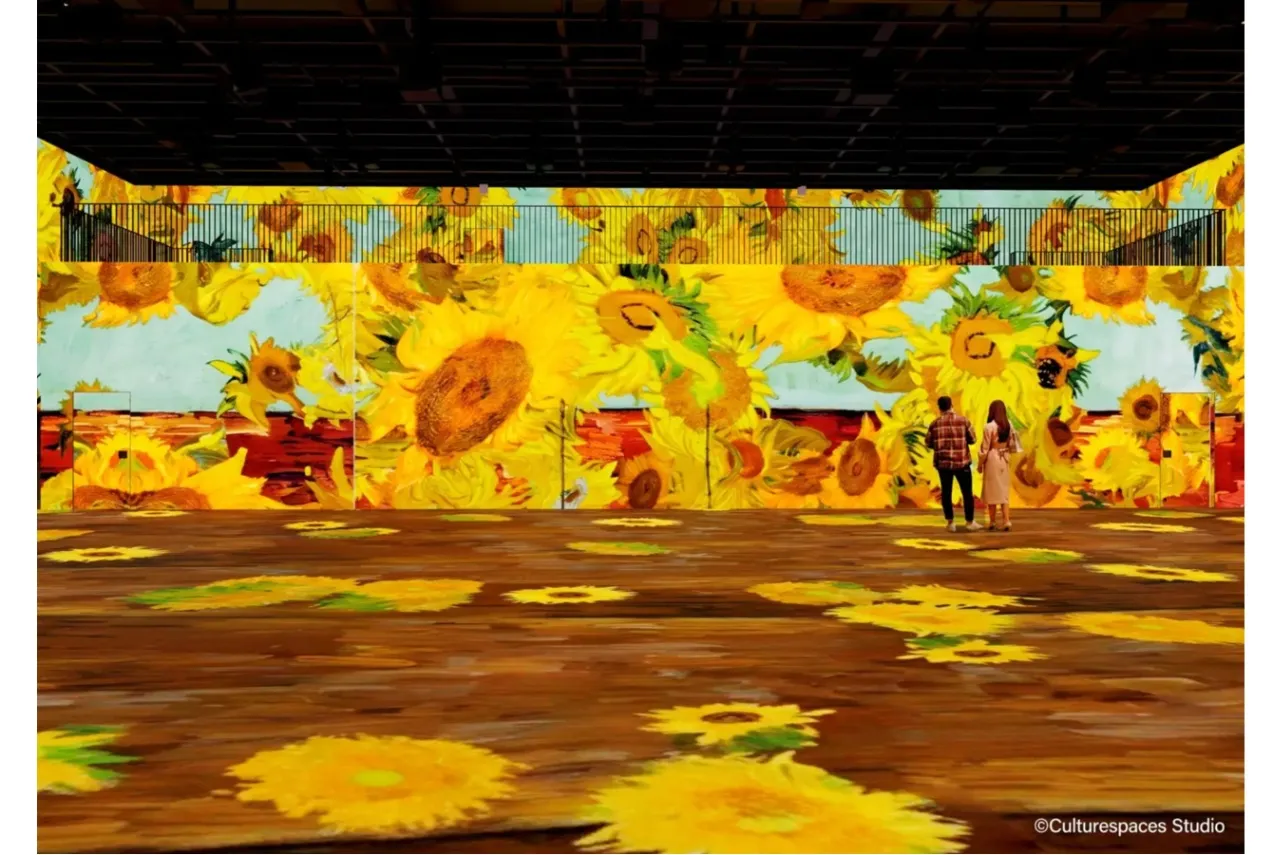 ▲誰もが知る名画と最新テクノロジーを融合させたデジタルアート体験が楽しめる