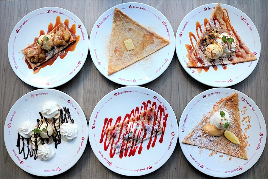 銀座で2,980円でクレープ＆ガレット16種が食べ放題！優雅で大満足なティータイムを♪