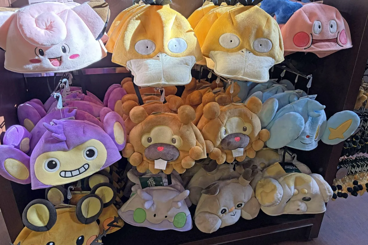 ▲ポケモンになりきれる被り物も（撮影：レッツエンジョイ東京編集部）