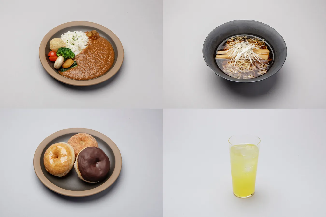 ▲ヴィーガン対応のレストランではカレー、ラーメン、ドーナツ、クラフトオロポといったカジュアルなメニューを提供。
