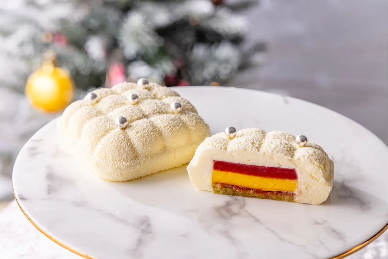 ▲「ホワイトチョコレート＆ストロベリーピロー」