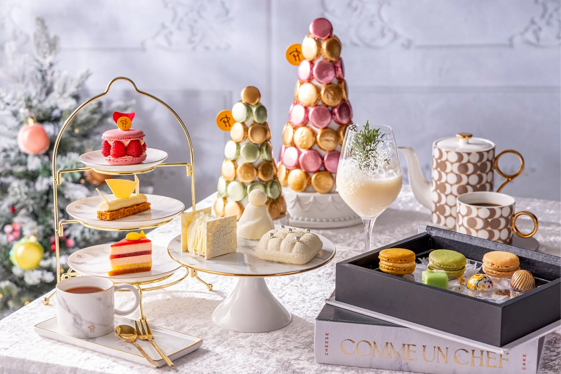 「キンプトン新宿東京」“特別コラボ”のクリスマスアフタヌーンティーが登場