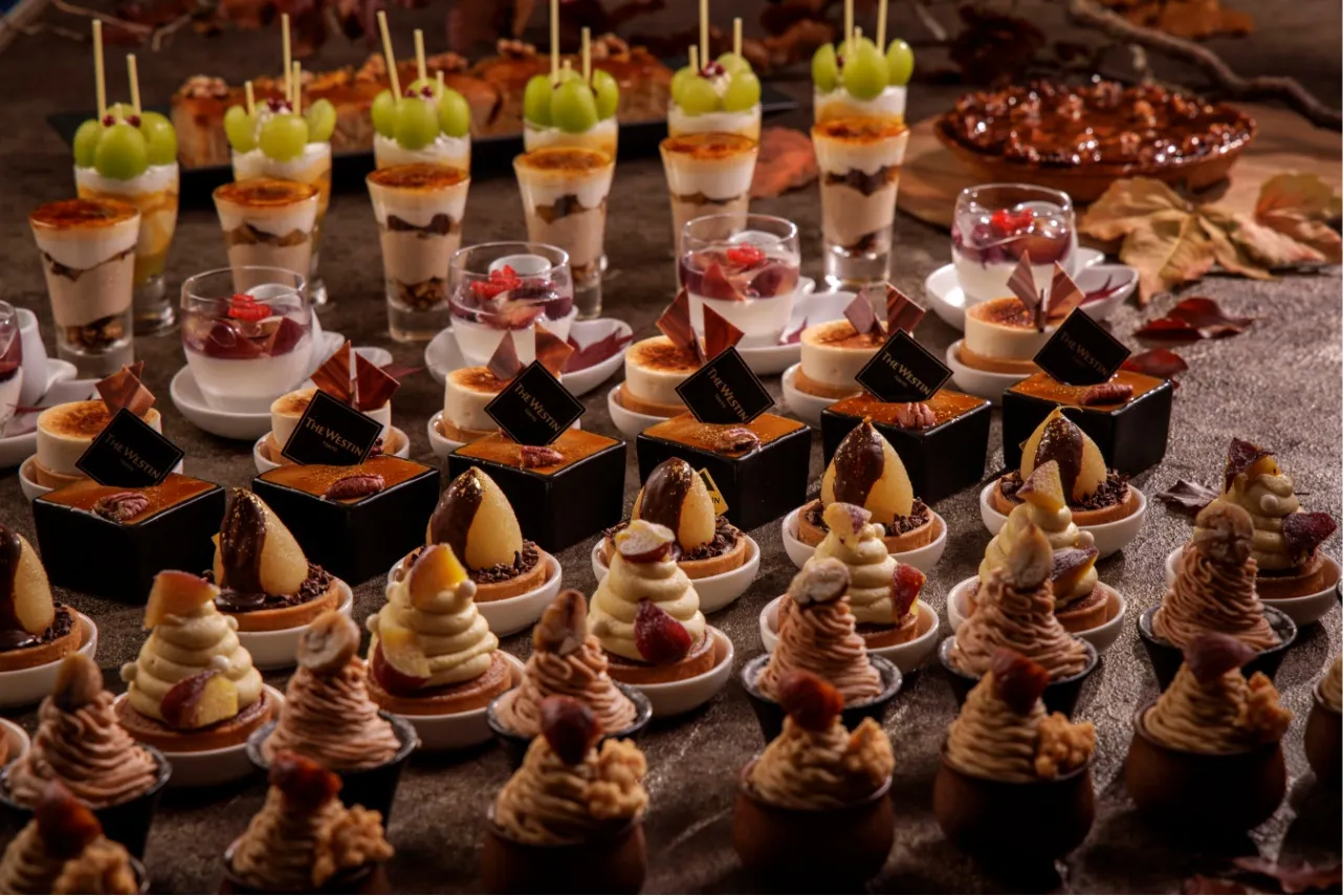 ▲「Autumn Harvest Dessert Buffet　オータムハーベスト デザートブッフェ」