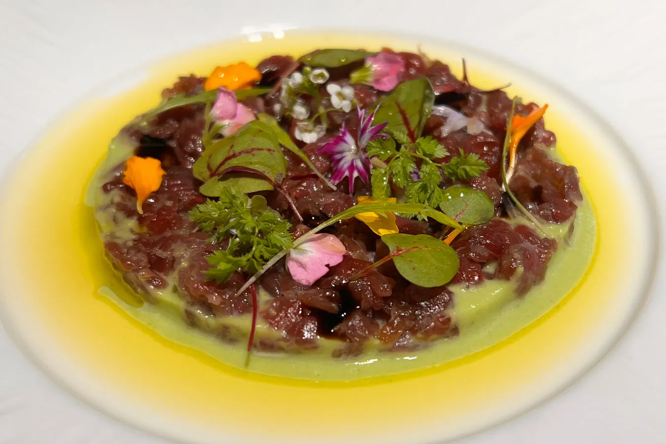 ▲「マグロのタルタル」