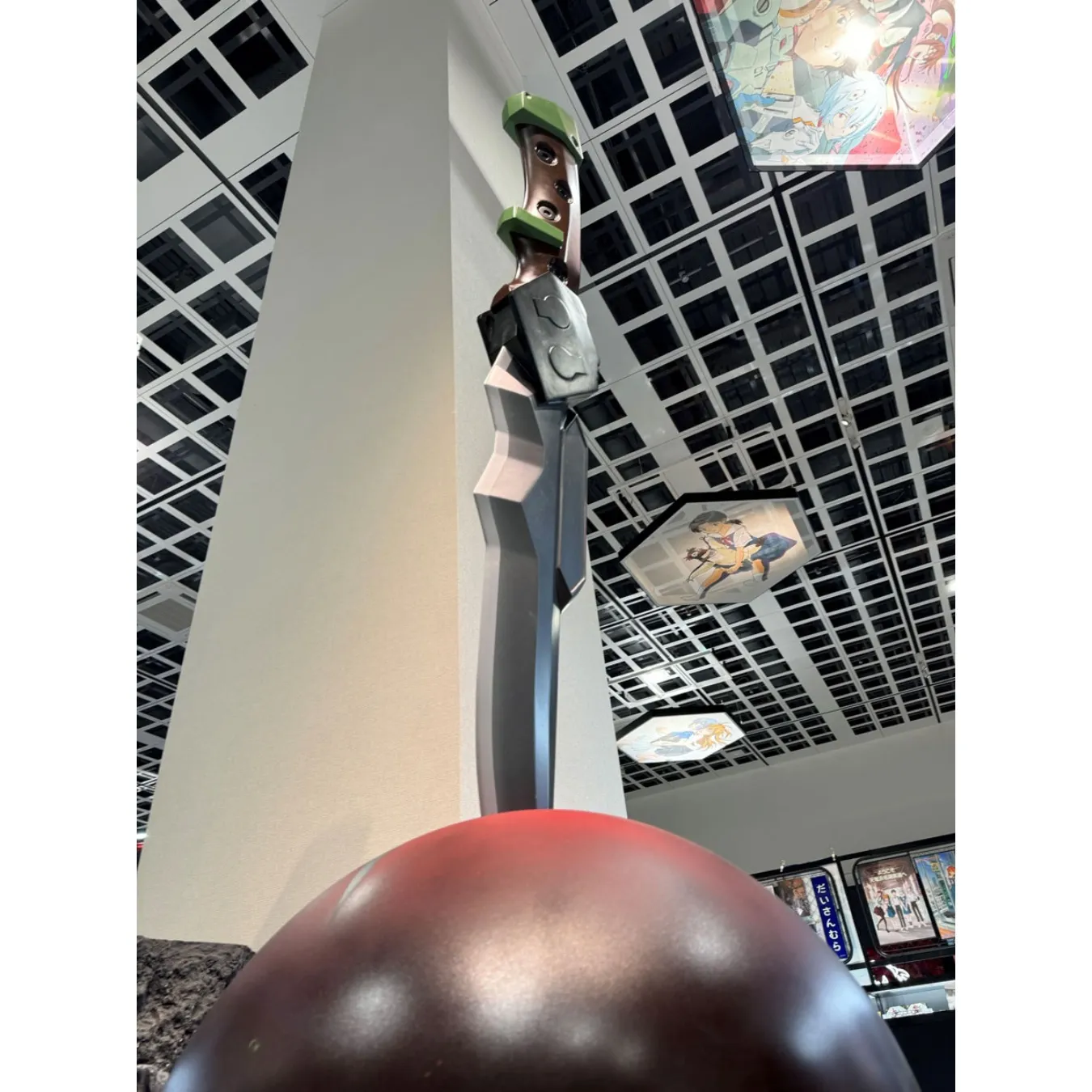 ▲「プログレッシブナイフ」（画像は「エヴァンゲリオン大博覧会」青森会場より）