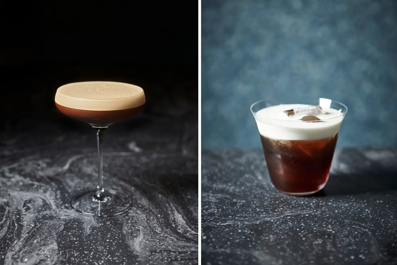 ▲「Coffee Cocktails」シリーズ。エスプレッソマティーニ、コルタード、フラットホワイトなど
