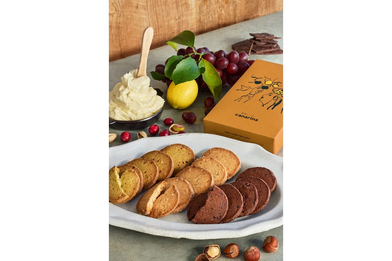 ▲果実とバターのサブレ