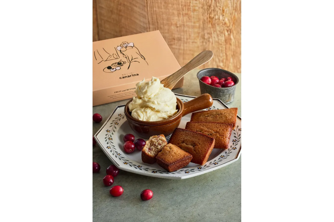 ▲果実とバターのフィナンシェ　クランベリーバター