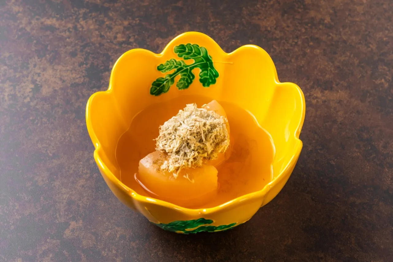 ▲「大根とろろ昆布おでん」