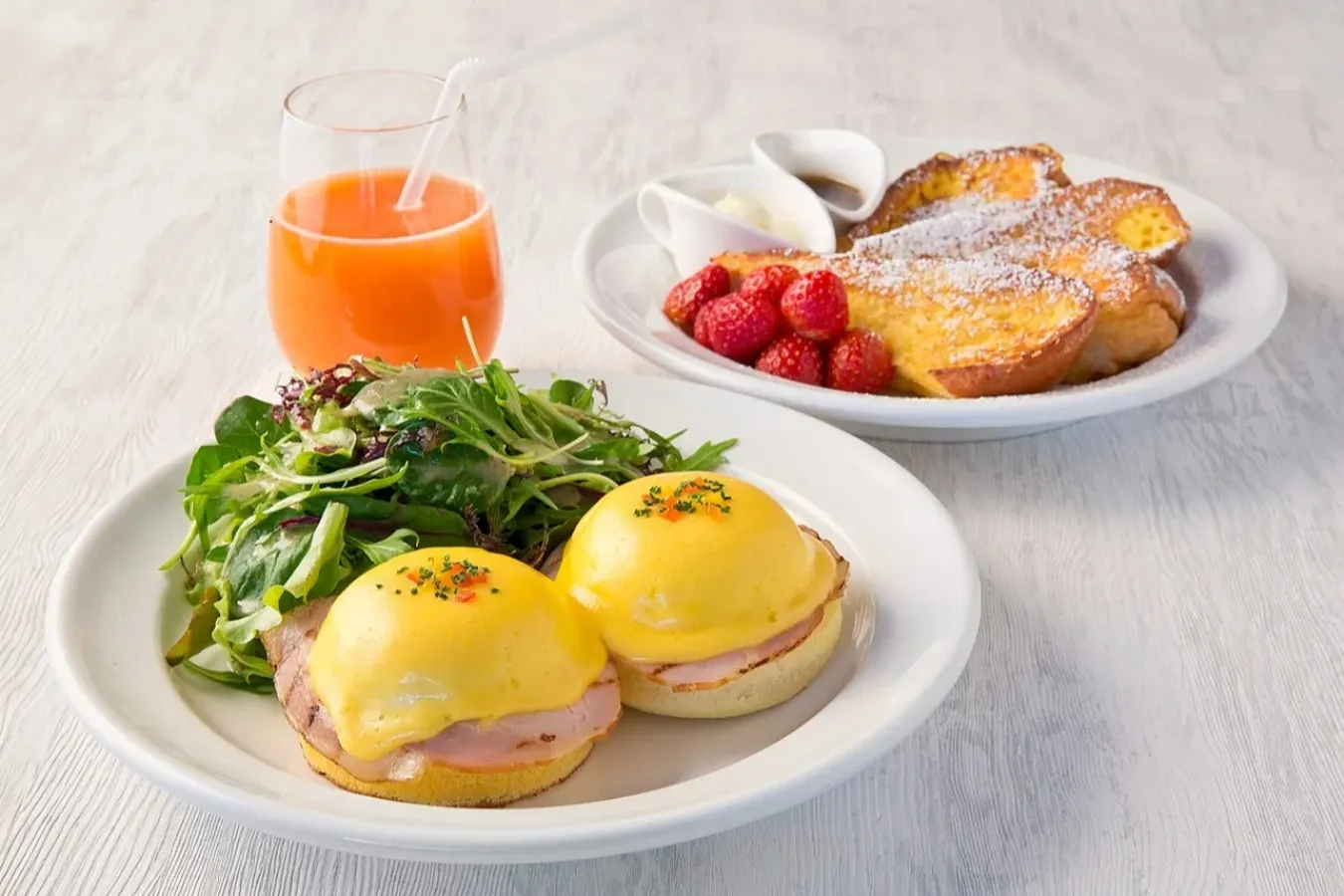 ▲クラシックエッグベネディクト＆フラッフィー