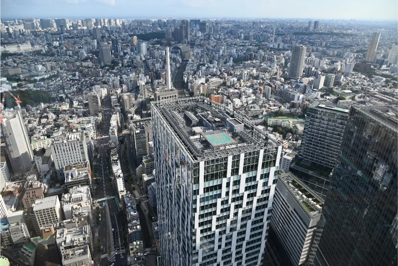 ▲南方面の景色