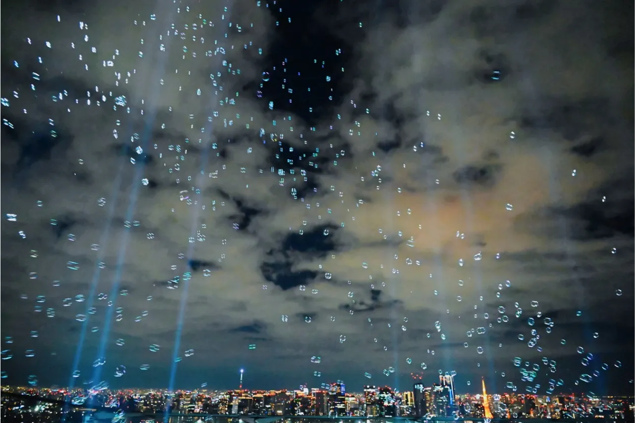 ▲ウインターシーズンの特別イベント「Sparkling View」として開催されている「スペシャルセレブレーション」