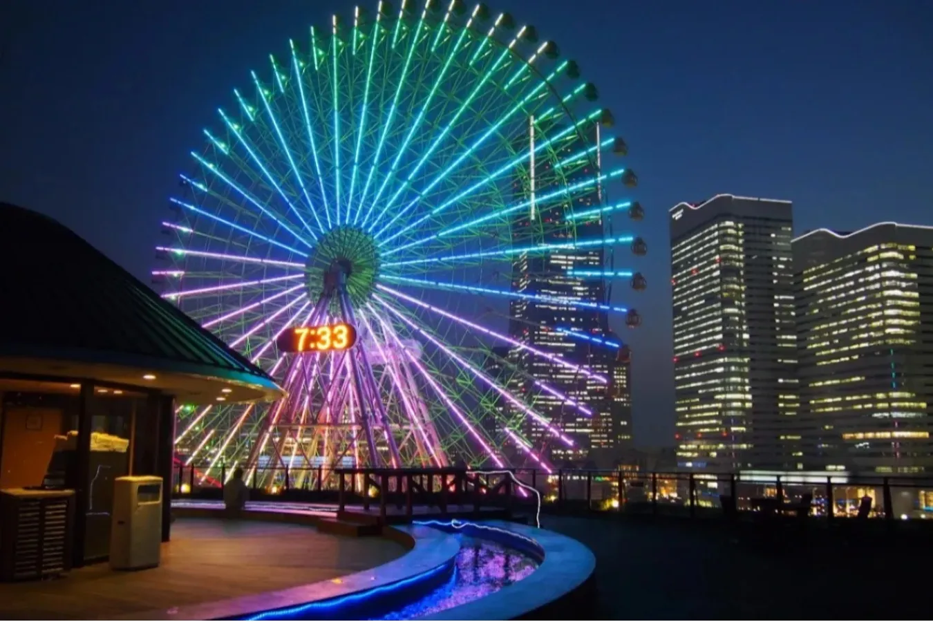▲展望足湯庭園