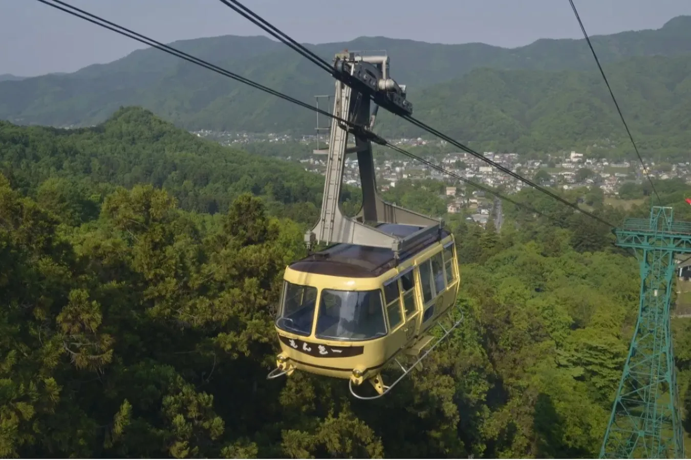 ▲宝登山ロープウェイ（写真提供：長瀞町観光協会）