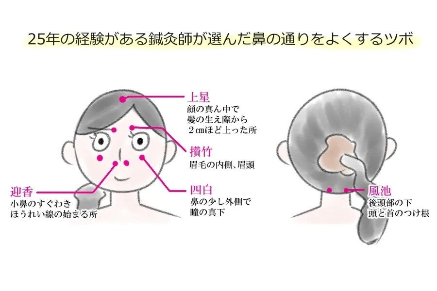 【エステ講師が教える】つら～い花粉…鼻の通りをスッキリ＆顔周りを細見えできちゃうツボ5選