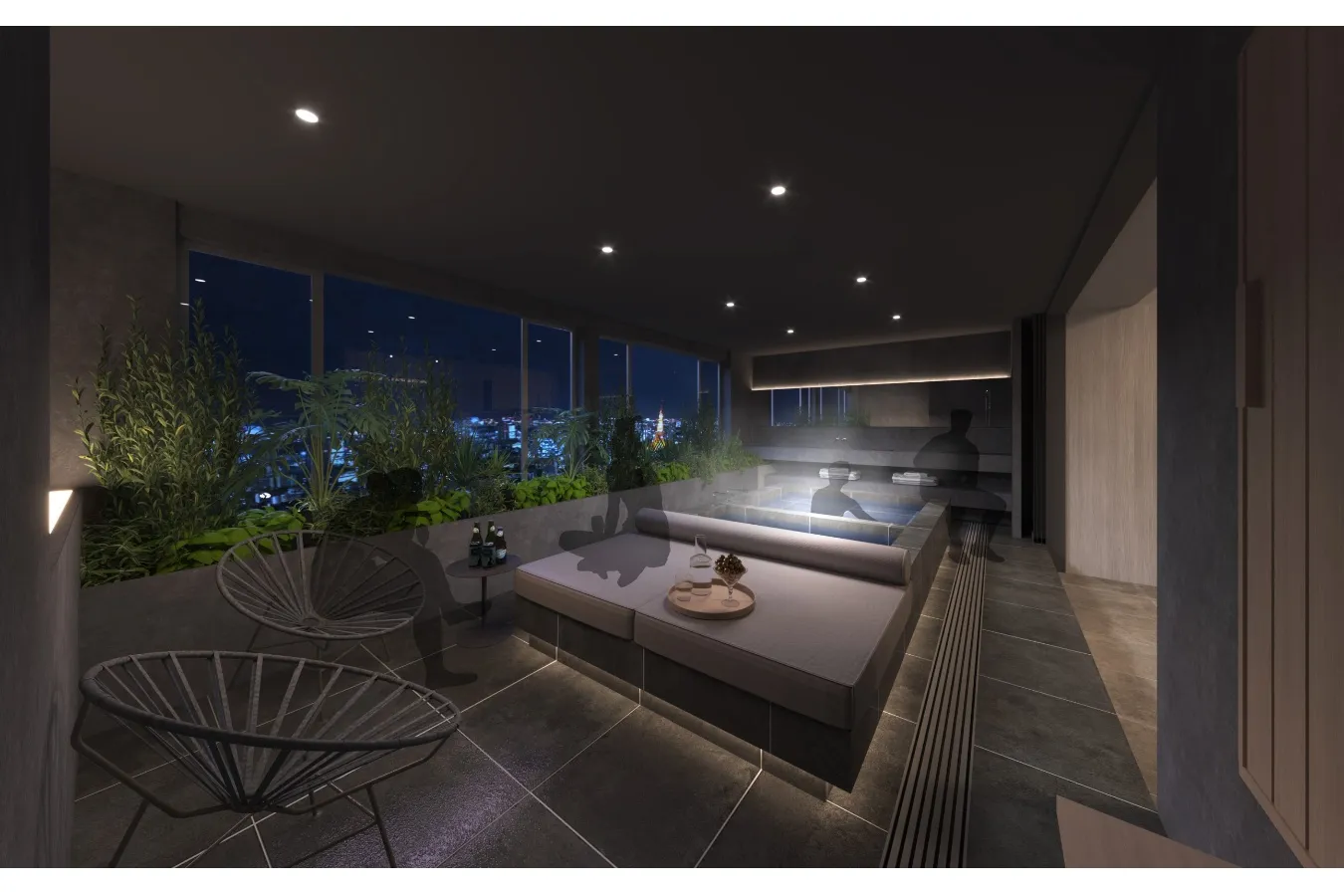 浴室とリビングが融合したホテル「YUURO Bath-Living Hotel Ryogoku」誕生_1897854