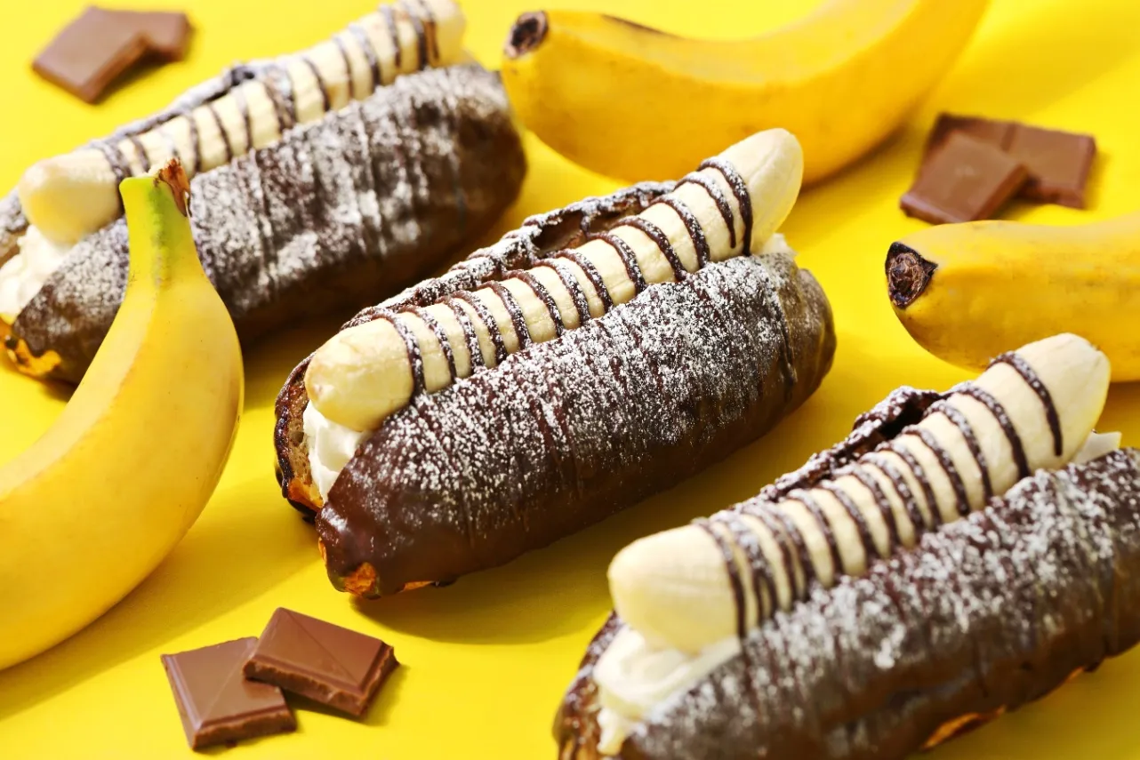 ▲「甘熟王のまるごとチョコバナナデニッシュ」