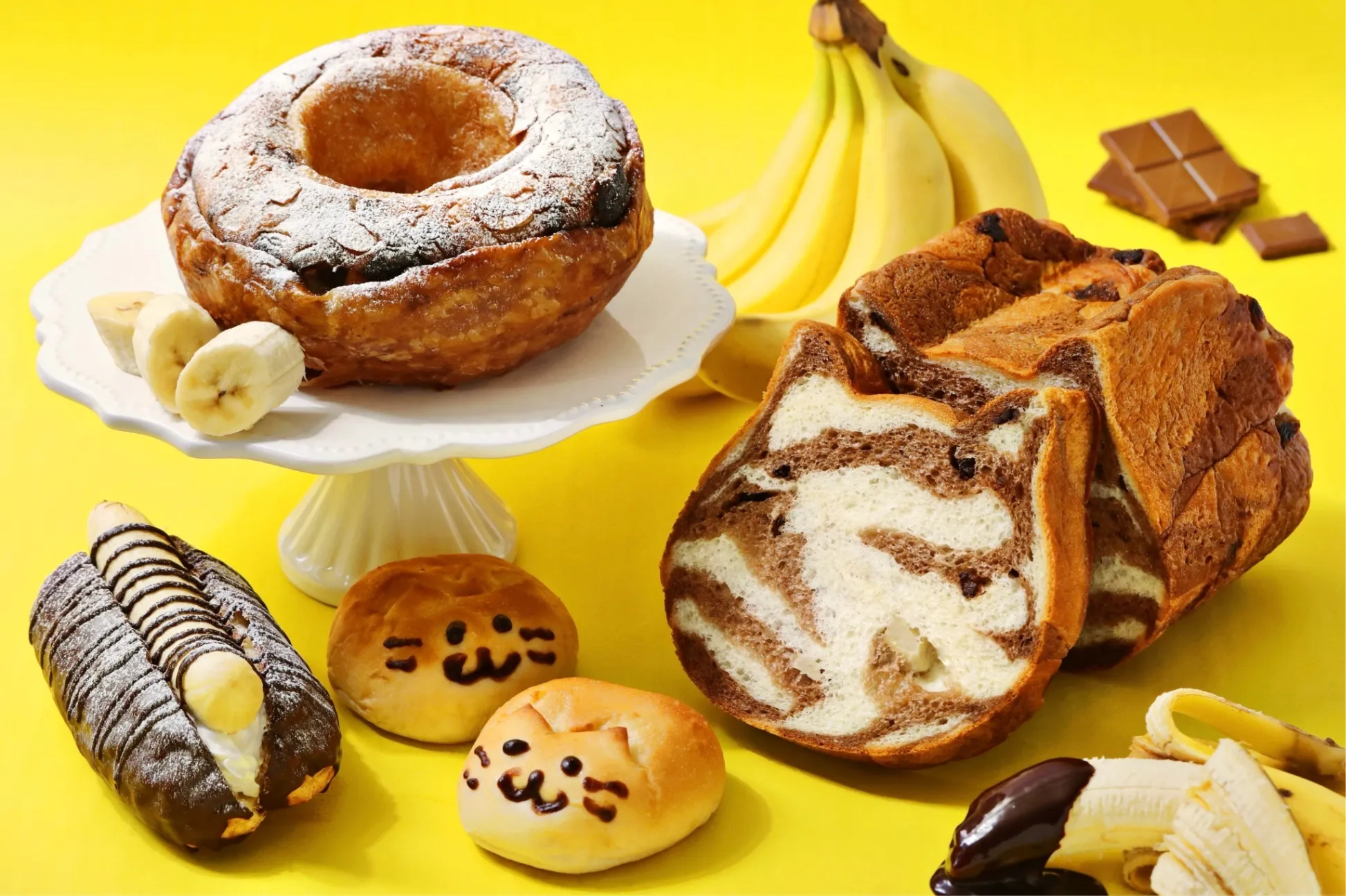 ねこねこ】バナナの王様「甘熟王」とコラボ！“まるでチョコバナナ”な