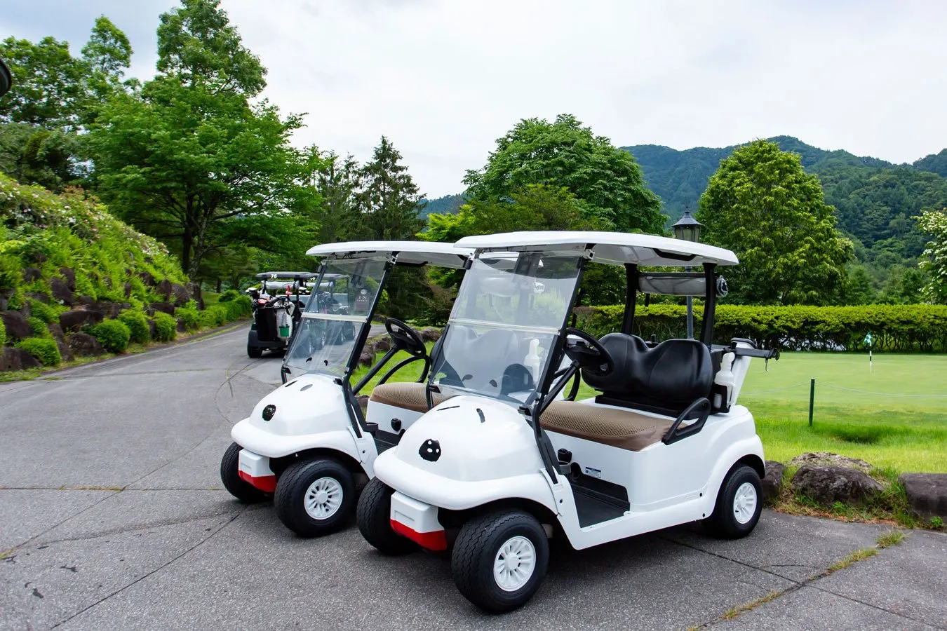 スヌーピー　ゴルフ 軽井沢のリゾートコース・オーソルヴェール軽井沢倶楽部で「PEANUTS