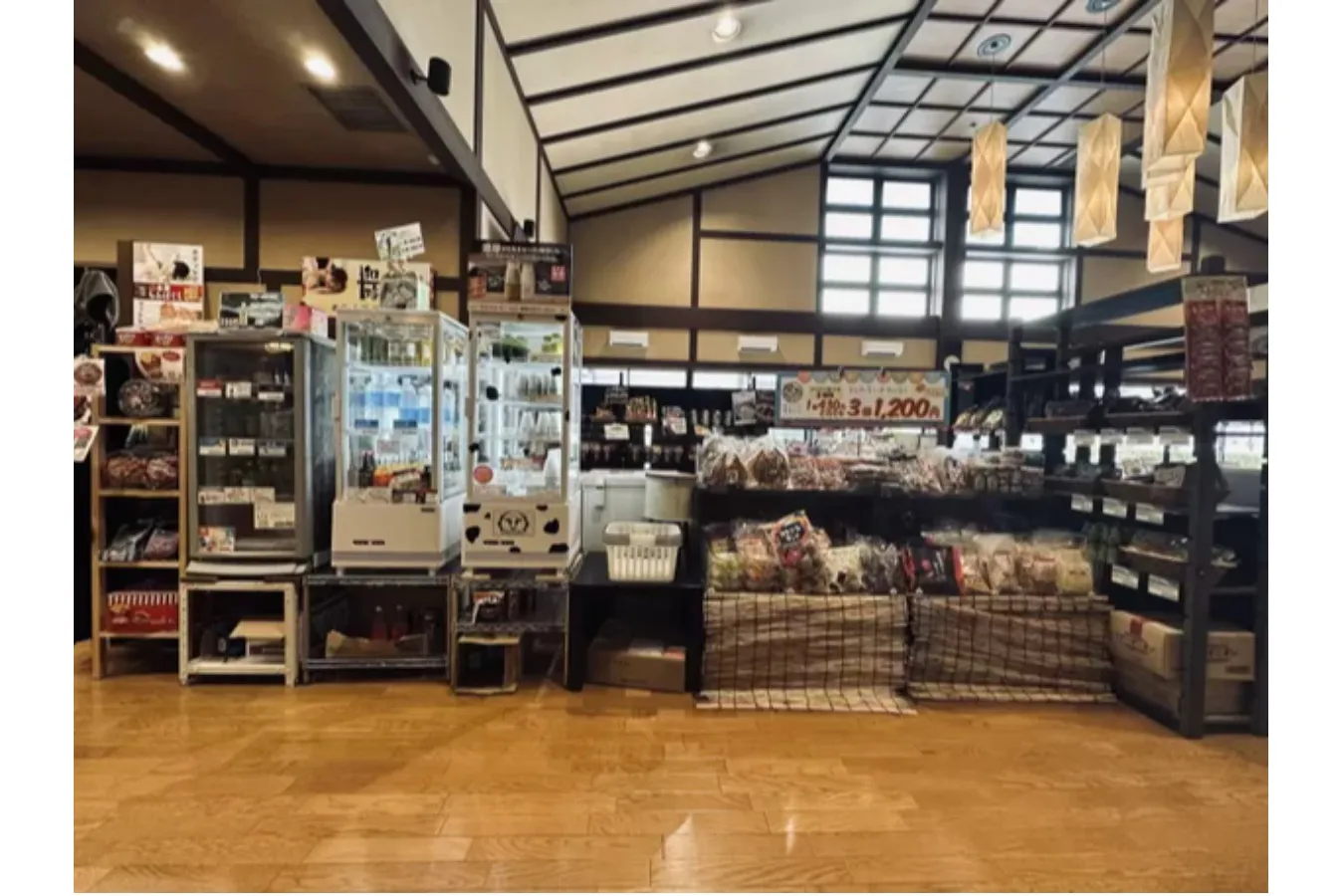▲お土産コーナー
