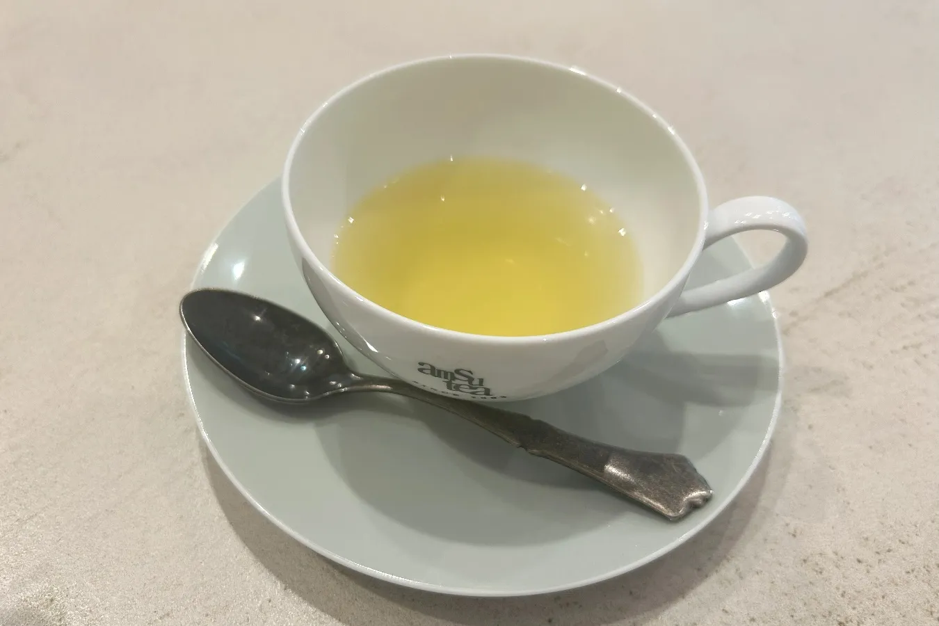 ▲緑茶とジャスミンがベースの「翡翠レモン」