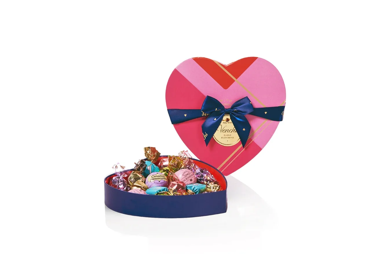 ▲「ローズ＆ネイビー ハートギフトボックス」