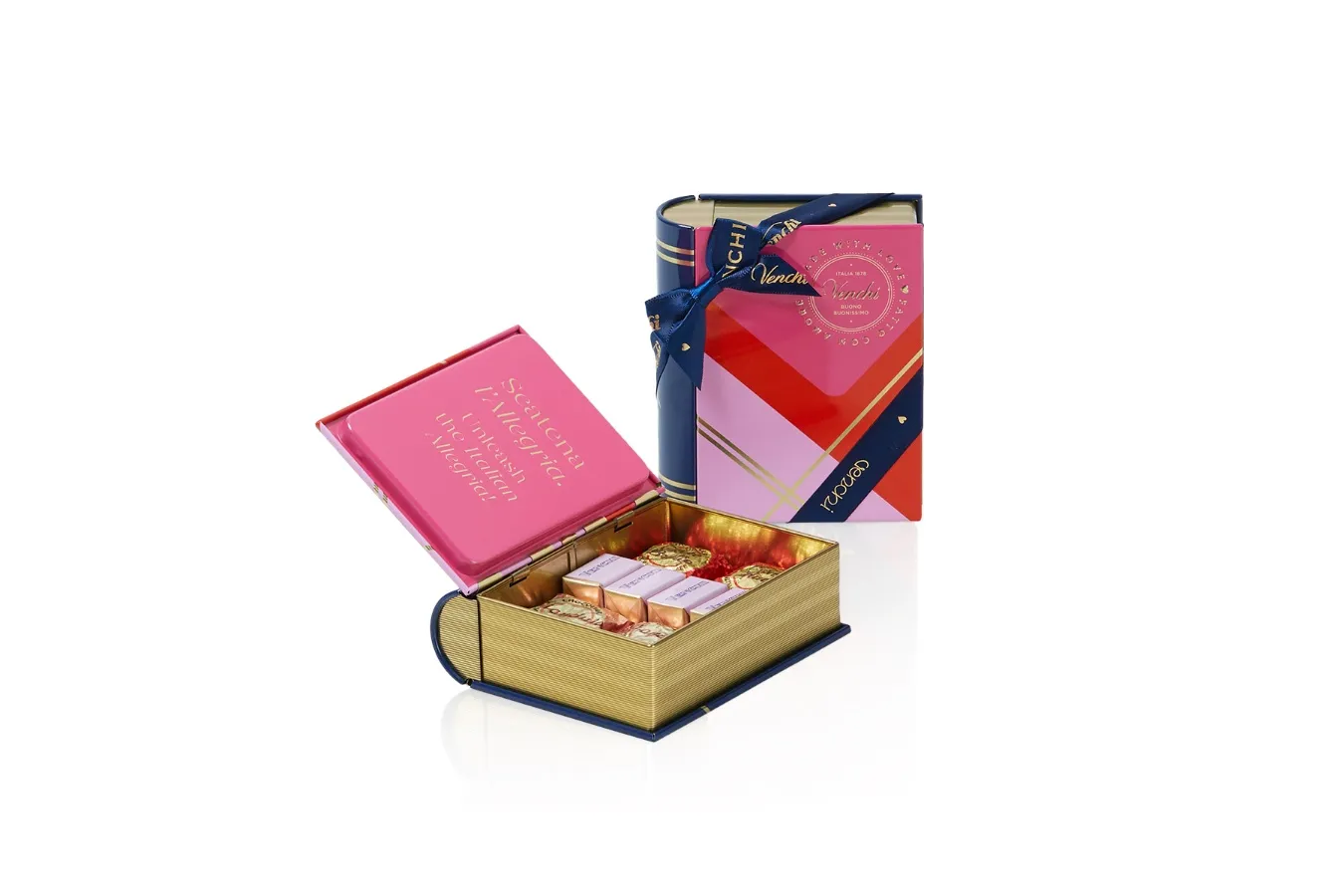 ▲「ローズ＆ネイビー ミニブック缶」