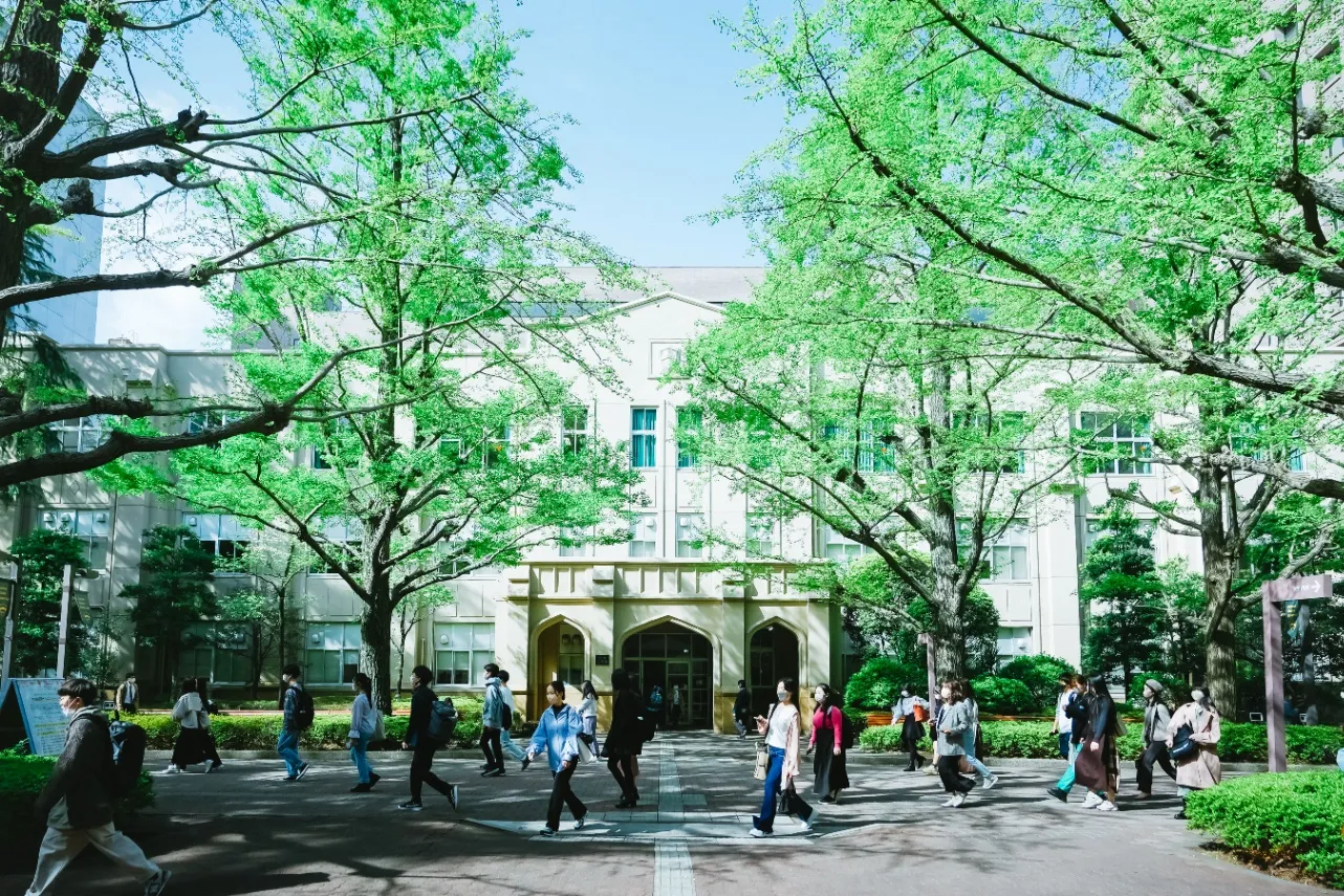 ▲キャンパス内の様子／写真提供：青山学院大学